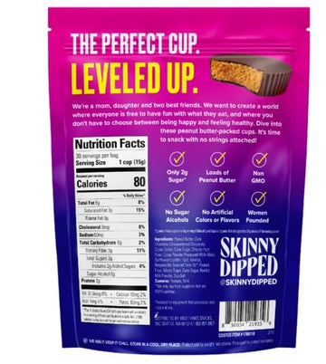 Skinny Dipped Cups, Dark Chocolate Peanut Butter 30 Count