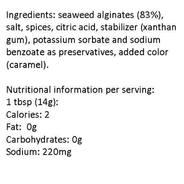 Caviart Award-winning VEGAN Caviar - Black Seaweed Flavor 3.5 oz (Black Caviart)