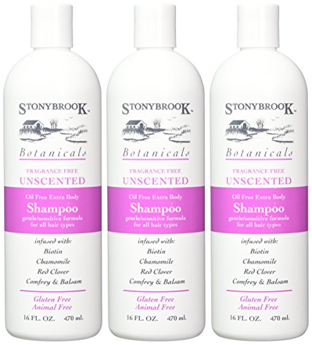 Stoney Brook Shampoo,Unscented, 16 Fz- 3 Pack