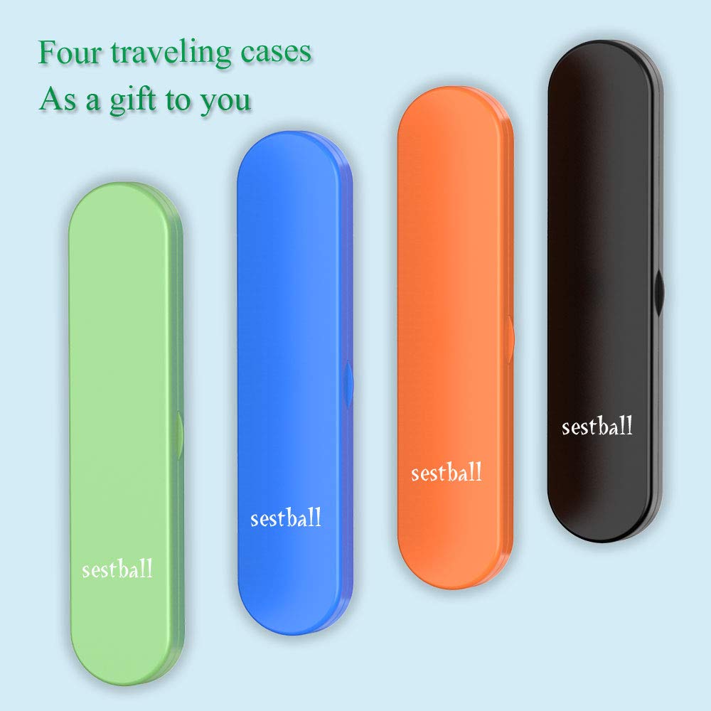 New Version Tongue Scraper Cleaner For Adults & Kids, Medical Grade Metal Tongue Brushes Set For Fresh Breath Dental Eliminate B