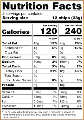 Mr. Tortilla Keto Chips - Dairy Free, Keto Friendly Tortilla Chips Protein Snacks, 3 Net Carbs Per Serving, 10g Protein per Bag,