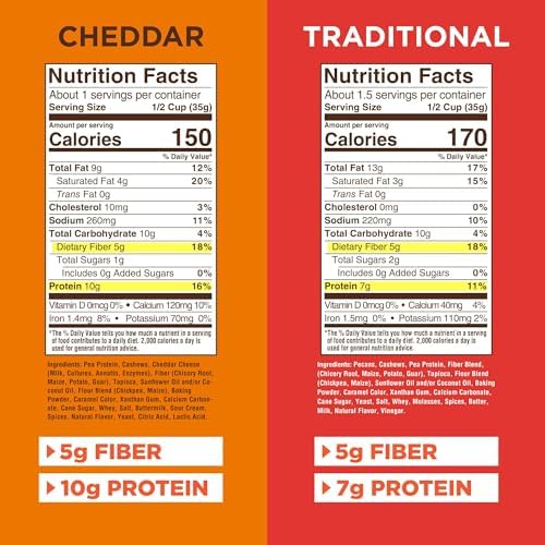 Catalina Crunch Protein Grab & Go Snack Mix with Cheese Crisps | At least 15g Protein, 2g Sugar per Pouch | Good Source of Fiber