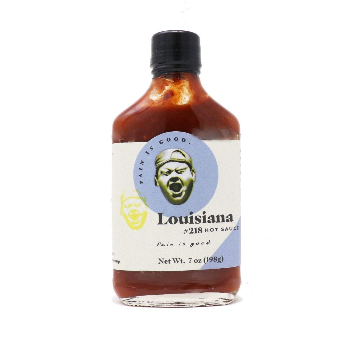 Pain is Good Louisiana Style Hot Sauce - Habanero Peppers - Pack of 2 - All Natural, Non-GMO, Gluten-Free, Sugar-Free, Vegetarian, Keto