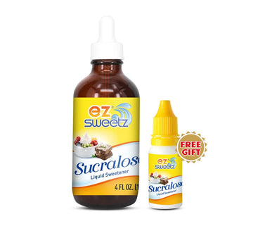 Concentrated Liquid Sucralose Sweetener, 4Oz/120Ml Glass Bottle (2900 Servings), 2-Pack |One Travel Size Bottle 0.5Oz/15Ml (360 Servings)