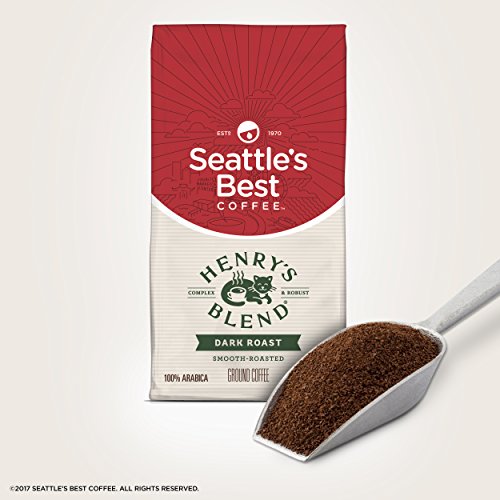 Seattle'S Best Coffee Henry'S Blend Dark Roast Ground, 12 Oz (Pack Of 2) 24 Ounces Total