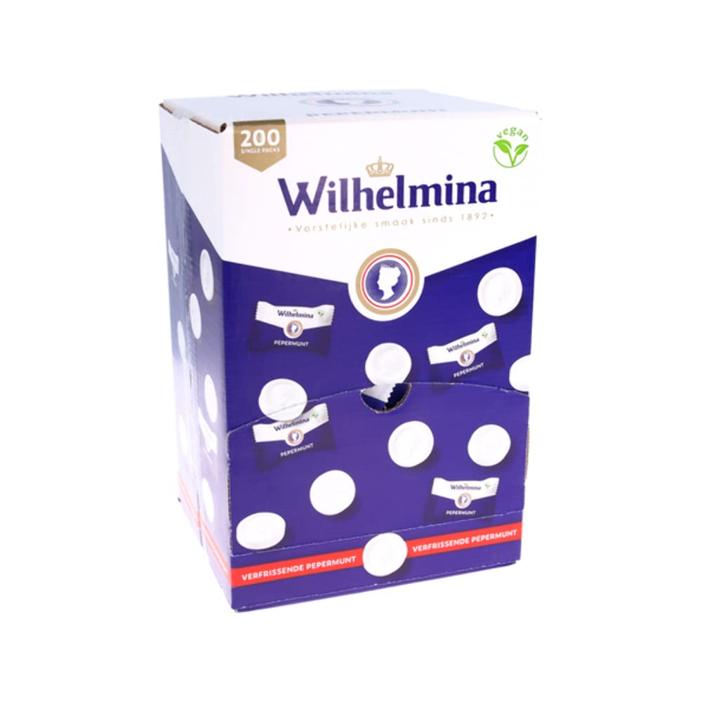 FORTUIN Wilhelmina Peppermint 200pcs Box (Pepermunt) | 3 pack