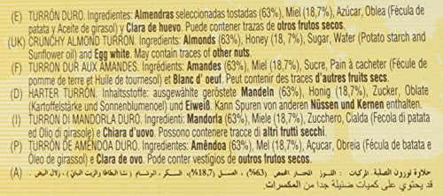 El Almendro Crunchy Almond Turron (Turron Duro) 7.05 Oz (200 G)