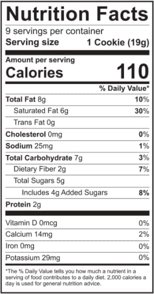 EMMY Coconut Cookies - Peanut Butter, Gluten-Free, Vegan, Paleo-Friendly, 6 oz (Pack of 2), Natural