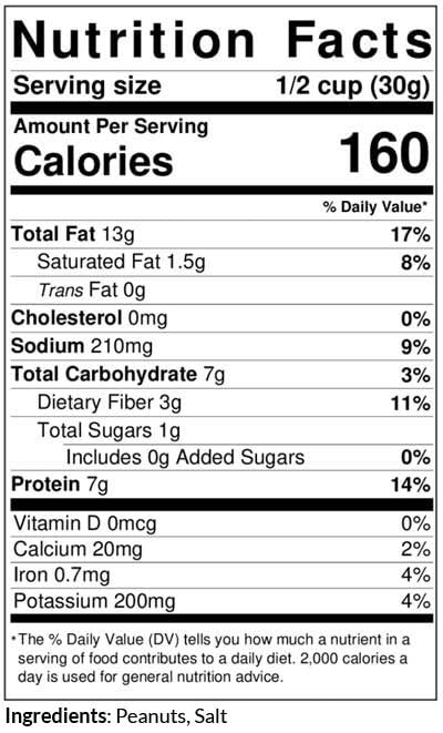 C.J. Dannemiller Peanuts In The Shell, Bulk 25 Lb Box, Fancy Size, Roasted, Salted