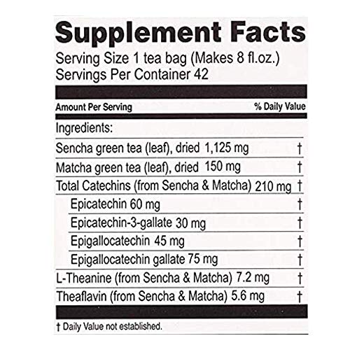 Hyleys Matcha Tea Bags - 25 Tea Bags (Japanese Pure Matcha Wellness Green Tea)