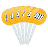 Averett University Secondary Logo Cupcake Picks Toppers Decoration Set of 6