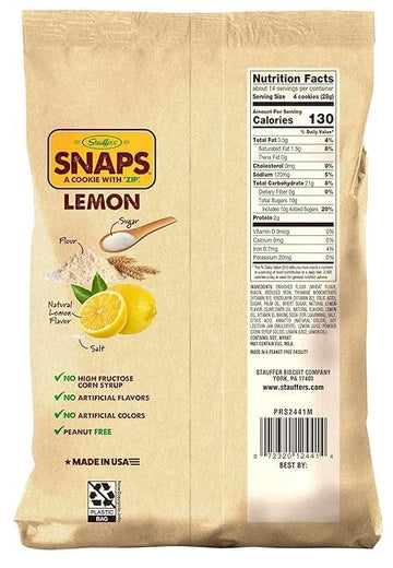 Stauffer'S Original Recipe Lemon Snaps 14 Oz. Bags (3 Bags)