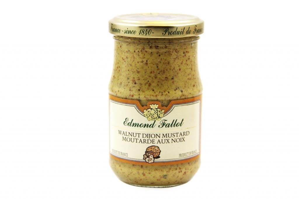 Fallot Walnut Mustard - Dijon Mustard With Nuts 7 Oz Jar