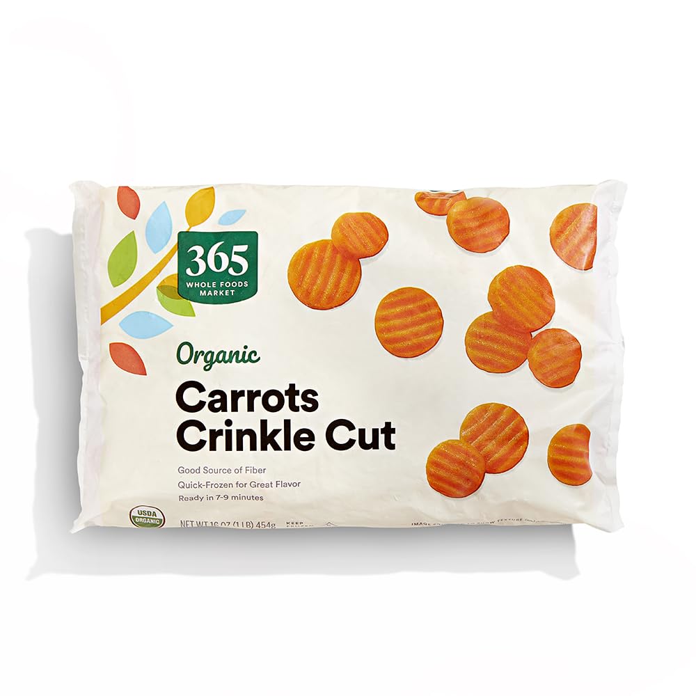 365 by Whole Foods Market Organic Crinkle Cut Carrots, 16 OZ