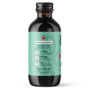 Buz Black Velvet Coffee Concentrate, 8Oz Bottle
