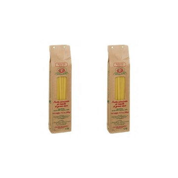 Rustichella D'Abruzzo Bucatini (Pack Of 2), 500G Each - Classic Italian Pasta With A Hole - Perfect For Amatriciana Sauce - Artisan Pasta From Abruzzo