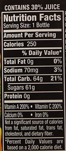 Mistic Orange-Carrot Juice 16 Fl Oz (12 Bottles)