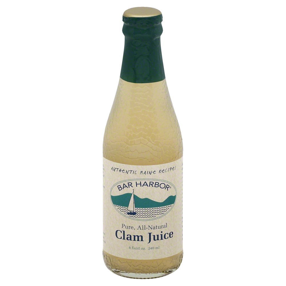 Bar Harbor Clam Juice, 8-Ounce Glass (Pack Of 6)