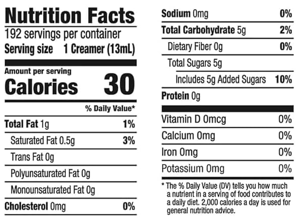 Generic Coffee Creamer Mini Moo’s Half & Half Singles, 192 Count, 8 x 10 x 7 Inches