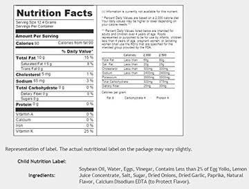 Kraft Real Mayo, 7/16 Oz (Pack Of 50)