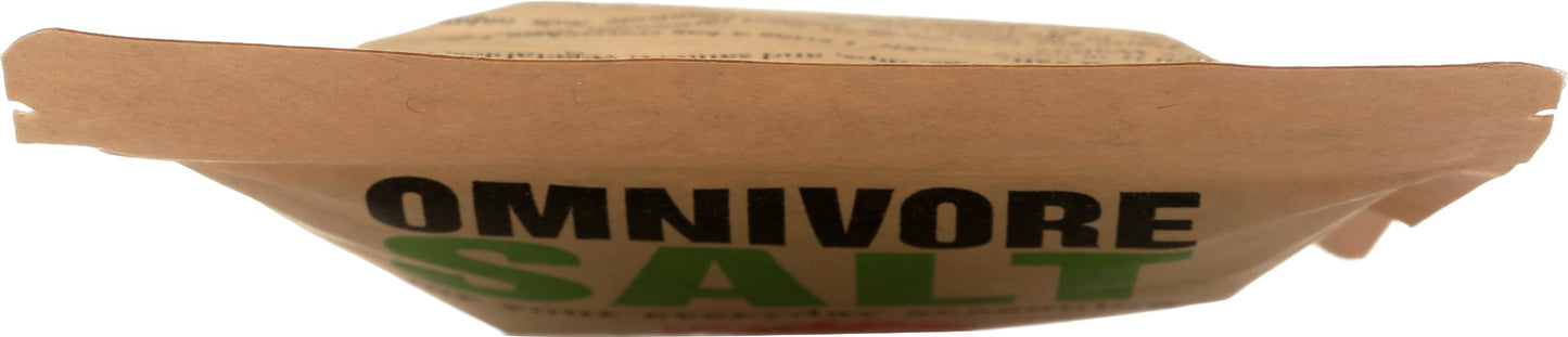 Omnivore Salt 6 Oz - Organic Sea Salt Blend With Black & Red Pepper & Fennel Gourmet Finishing Salt, Kosher, Non-Gmo, Usda Organ