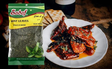 Sadaf Mint Leaves Cut - Dried Mint Leaves Cut And Sifted - Kosher And Halal - No Stems - 2 Oz (3 Pack)