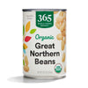 365 by Whole Foods Market, Organic Great Northern Beans, 15.5 Ounce
