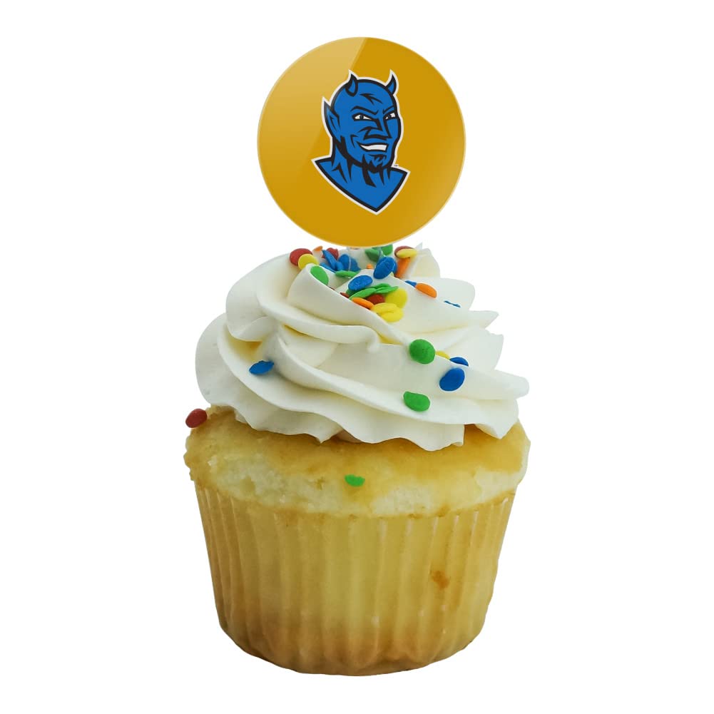 Fredonia State University Secondary Logo Cupcake Picks Toppers Decoration Set Of 6