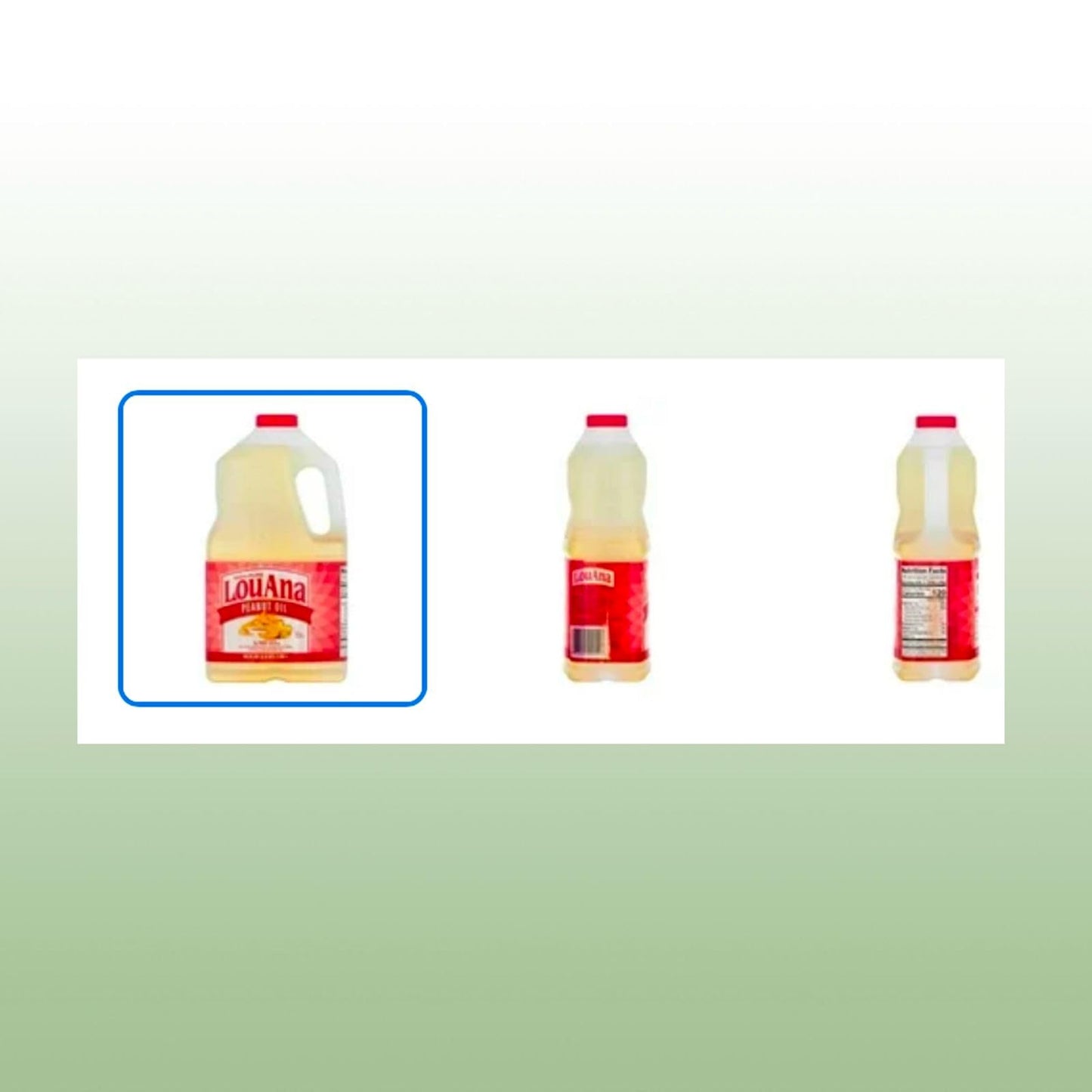 LouAna Peanut Oil 64 fl oz - 3 Pack - Medium Size Plastic Bottles