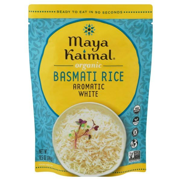Maya Kaimal Organic Aromatic White Basmati Rice, 8.5 Oz