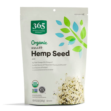 365 by Whole Foods Market, Organic Hulled Hemp Seed, 12 Ounce