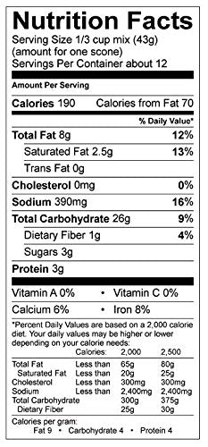 Fisher Orginial Fair Scone & Shortcake Mix, 18 OZ (Pack of 6)