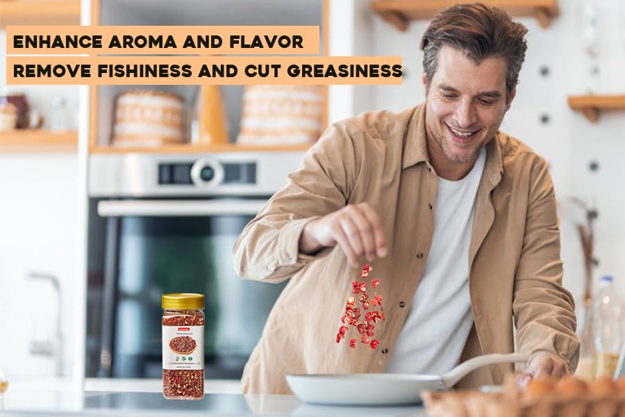 Besway Sichuan Peppercorn 6Oz(170G), Premium Sichuan Peppercorns - Fresh Aromatic Zesty Spice For Authentic Chinese Cuisine, Les