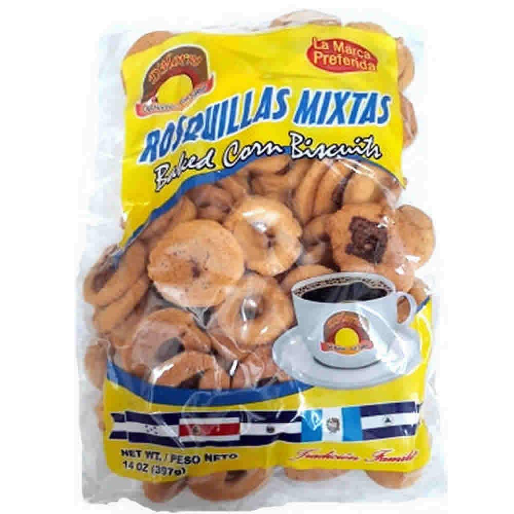 2 Pack Rosquillas De Maiz Y Queso Mixta Con Hojaldras (Viejitas) Baked Corn Biscuits
