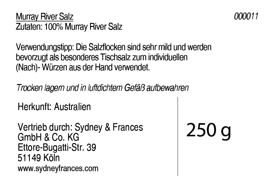 Murray River salt flakes 8.75oz Chefs Box Gourmet