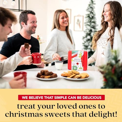 Davids Cookies Cookies & Brownies Assortment - Freshly Baked Gourmet Holiday Treats - Festive Bakery Dessert Gift Box - Assorted