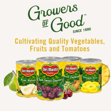 Del Monte Dark Sweet Pitted Cherries In Heavy Syrup 12/15 Oz. Can (Pack Of 12)
