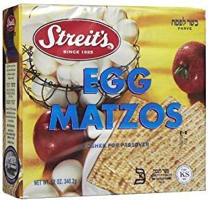 StreitS Egg Matzo Kosher For Passover 12 Oz. (3-Pack)3