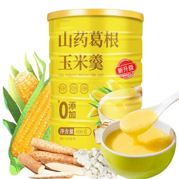 Chinese Corn Soup Powder,Chinese Food,Corn Soup,600g Yam And Pueraria Corn Powder,Corn Soup Powder Chinese Can,Instant Corn Past