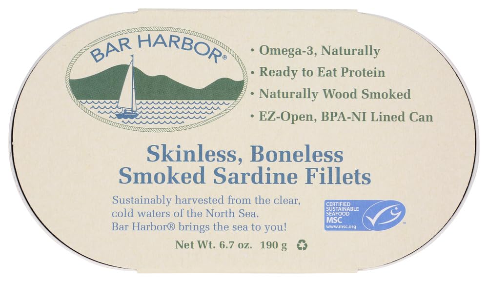 Bar Harbor Sardine Fillet Smkd Sbnls