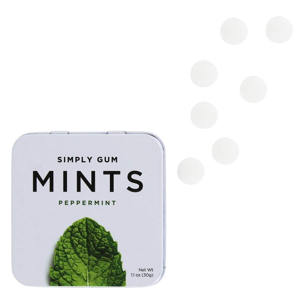Simply Gum - Mints - Peppermint - Case Of 6 - 30 Count66