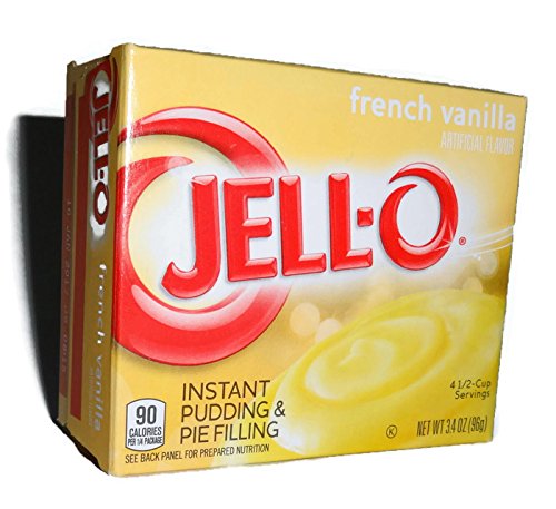 Jell-O French Vanilla Pudding, 3.4 OZ (Pack of 3)