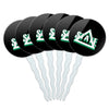Delta State Secondary Logo Cupcake Picks Toppers Decoration Set of 6