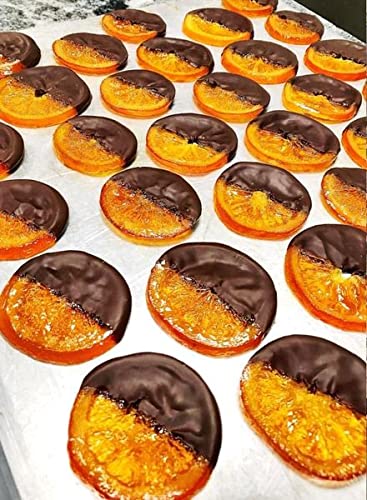 Amifruit Candied Orange Slices, 2.2 Lb. Ready To Eat Orange Slices Slowly Candied In Sugar Syrup, Gluten Free, Gmo Free, Trans Fat Free