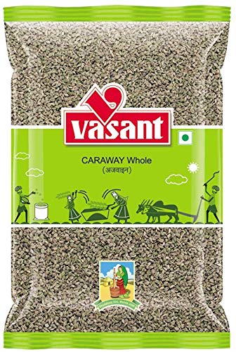 VASANT Carom Seeds (Ajwain) 400 gm | Carom Seeds | Ajwain | Thymol Seeds | Rich in Fiber | Indian Cuisine | Vegan | Whole Spices