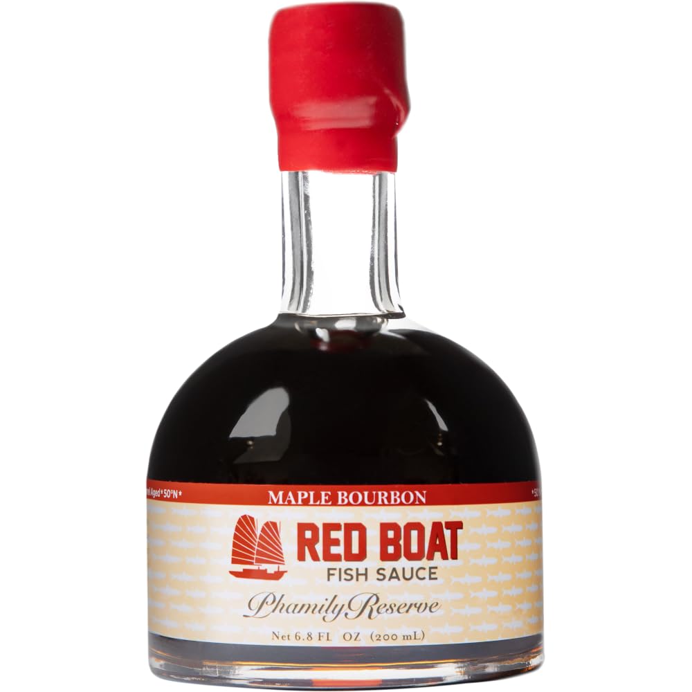 Red Boat Fish Sauce, Phamily Reserve 50N, 6.8 Fl Oz, Made with Maple Bourbon, Authentic Flavor