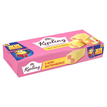 Mr Kipling Mini Battenbergs 5Ea