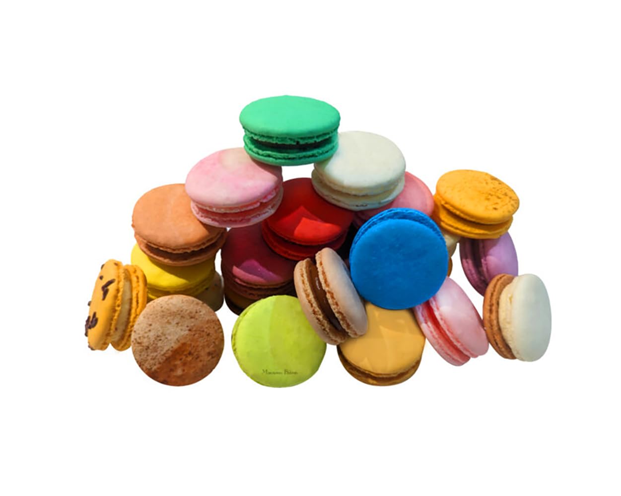 French Macarons Gift Box - 24 Assorted Flavors, Freshly Baked European Macaron Cookies | Premium Variety Pack, Fine Dessert Trea