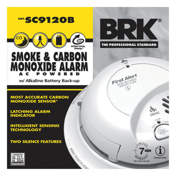 Smoke/Co Alarm 120V Brk (Pack Of 1)