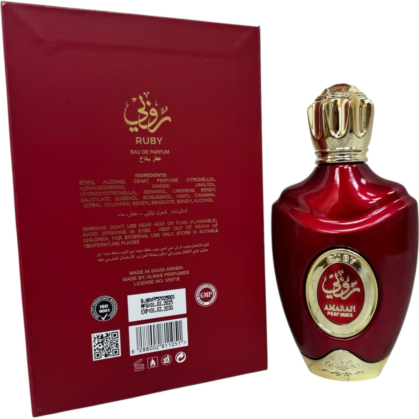 Lattafa Ruby Amarah – Exotic Perfume for Her